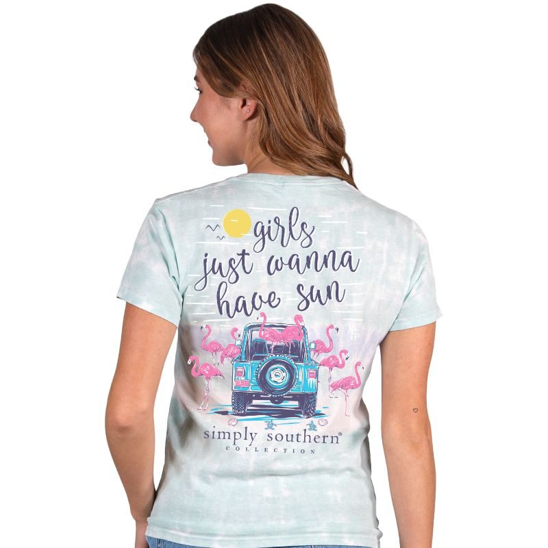 Simply Southern Girls Sun Tie Dye - Adult & Kids T-Shirts, Sweatshirts & Hoodies apparel design preview 1
