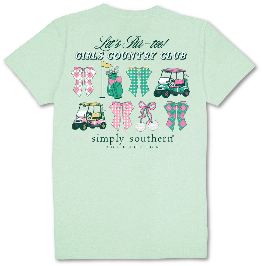Simply Southern Country Club Golf - Adult & Kids T-Shirts, Sweatshirts & Hoodies apparel design preview 2