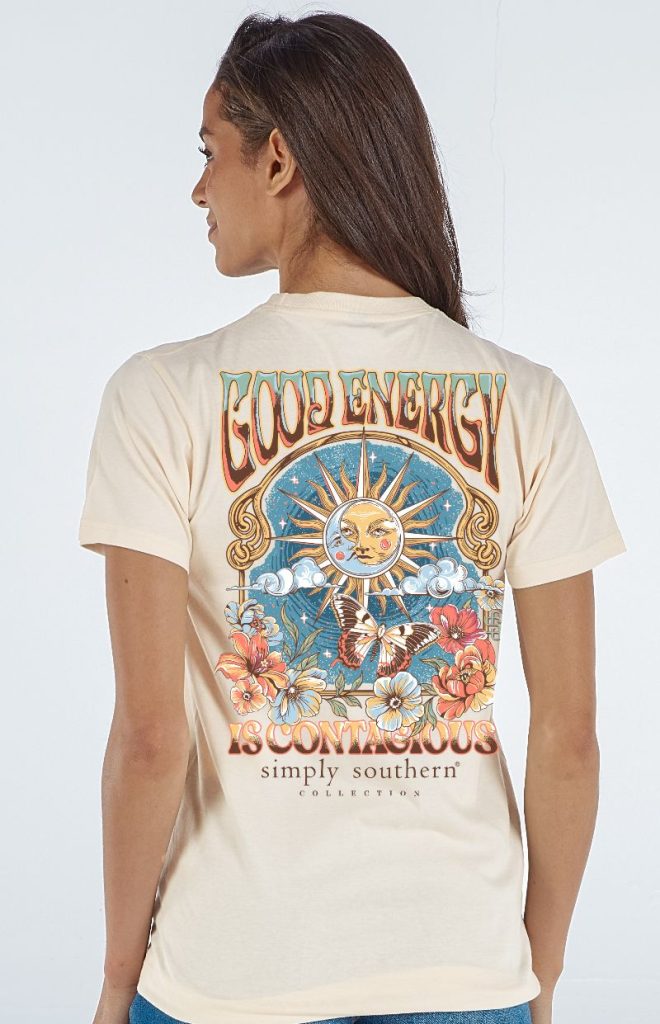 Simply Southern Good Energy - Adult & Kids T-Shirts, Sweatshirts & Hoodies apparel design preview 1