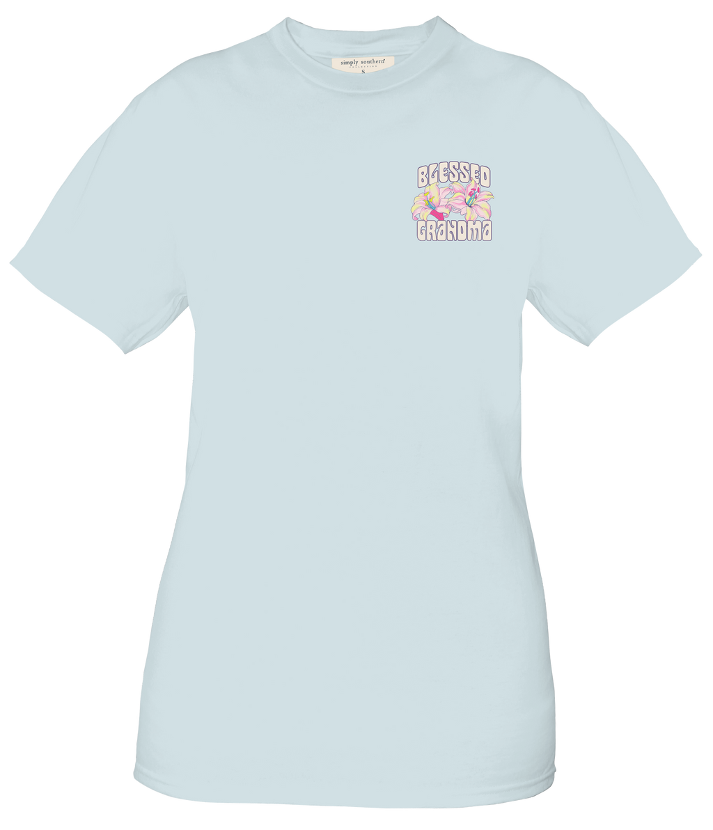 Simply Southern Blessed Grandma - Adult & Kids T-Shirts, Sweatshirts & Hoodies apparel design preview 2
