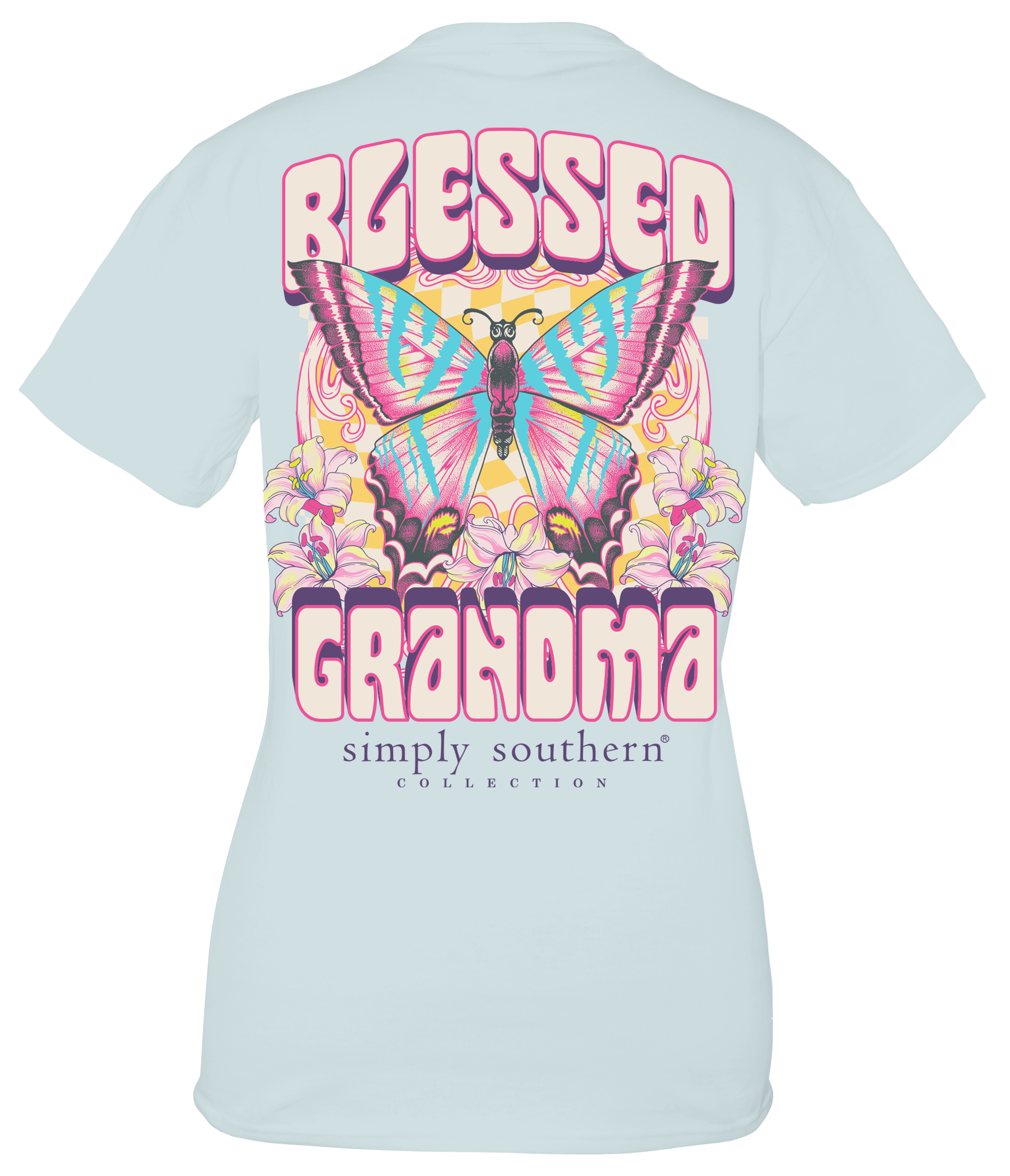 Simply Southern Blessed Grandma - Adult & Kids T-Shirts, Sweatshirts & Hoodies apparel design preview 1