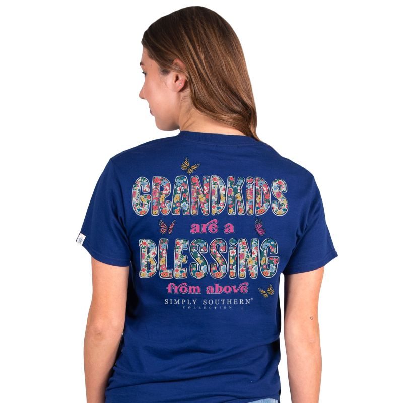Simply Southern Grandkids Are a Blessing - Adult & Kids T-Shirts, Sweatshirts & Hoodies apparel design preview 1