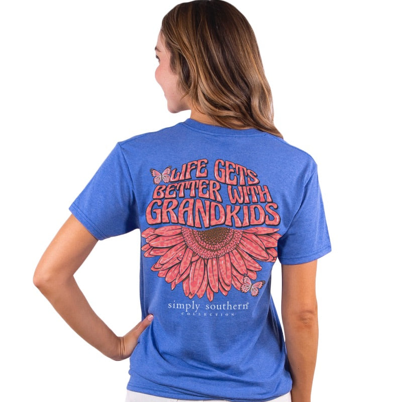 SALE Simply Southern Life Gets Better With Grandkids - Adult & Kids T-Shirts, Sweatshirts & Hoodies apparel design preview 1