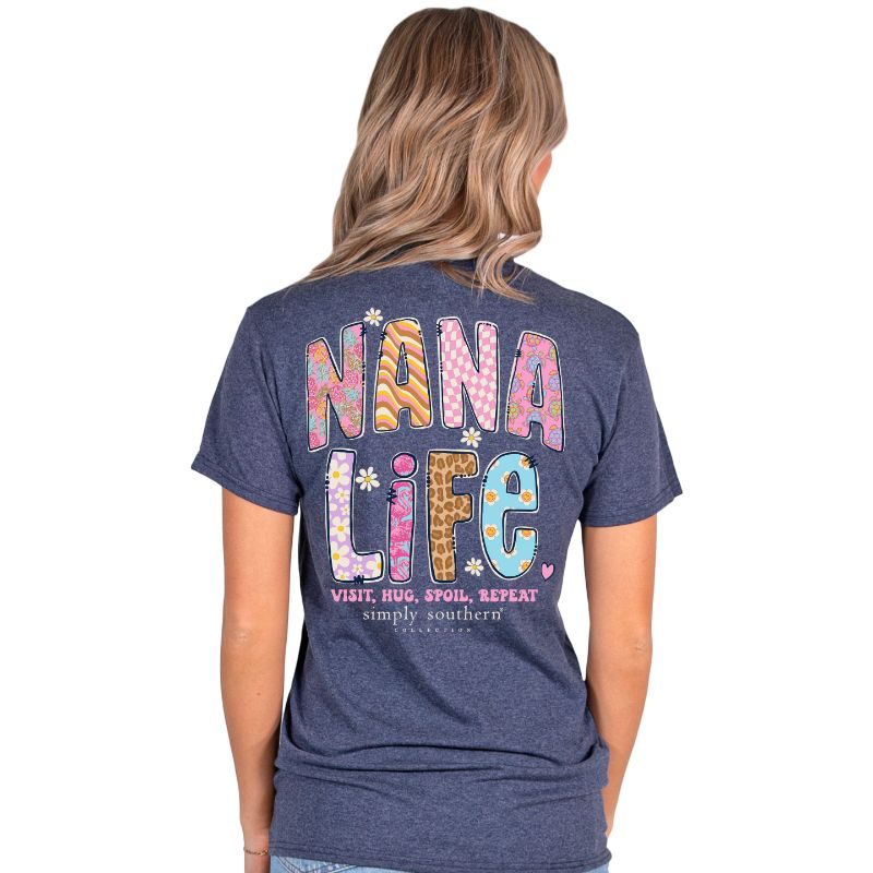 Simply Southern Groovy Nana Life - Adult & Kids T-Shirts, Sweatshirts & Hoodies apparel design preview 1