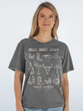 Simply Southern Howdy Washed Coal - Adult & Kids T-Shirts, Sweatshirts & Hoodies apparel design preview 1