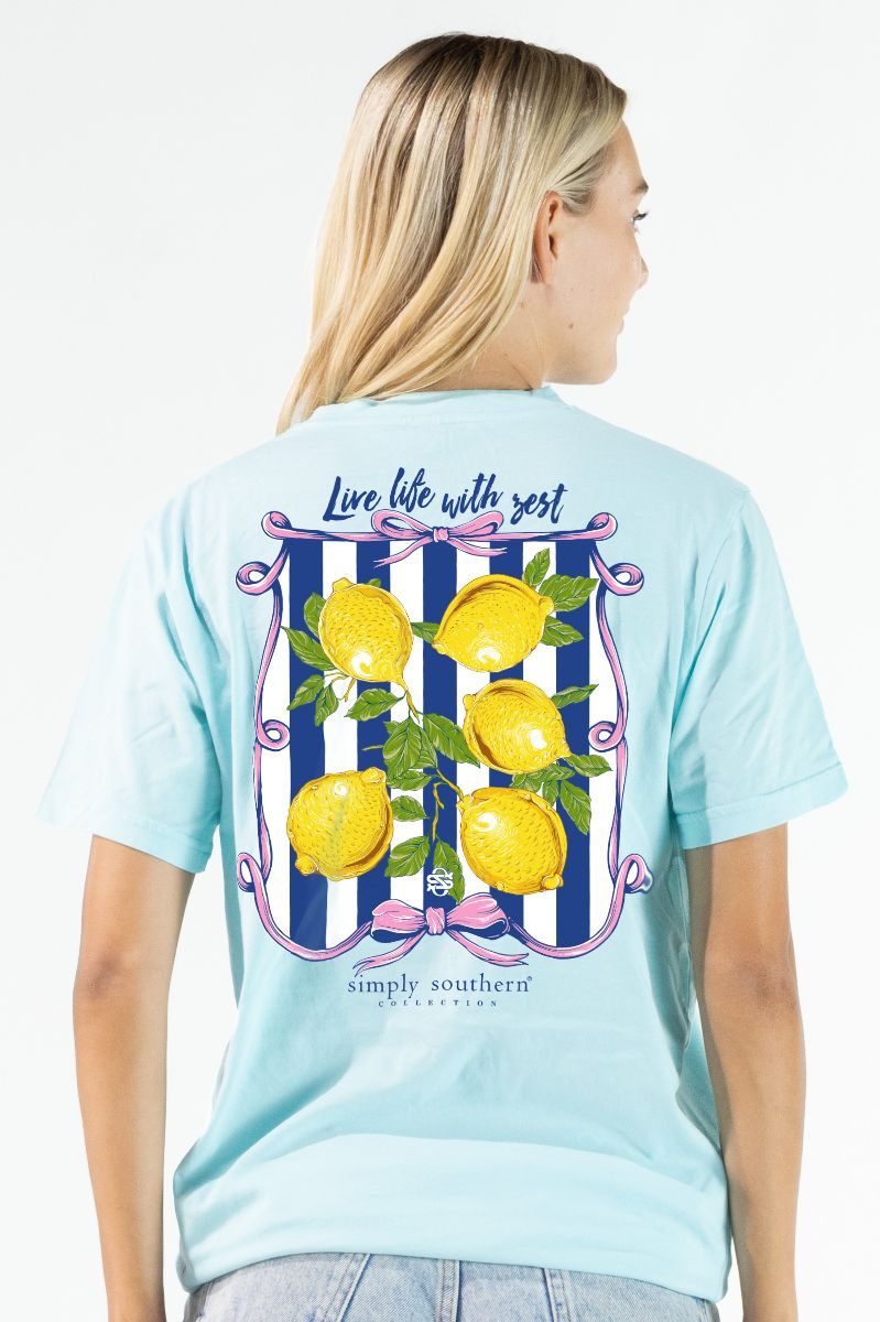 Simply Southern Life With Zest Lemon - Adult & Kids T-Shirts, Sweatshirts & Hoodies apparel design preview 1