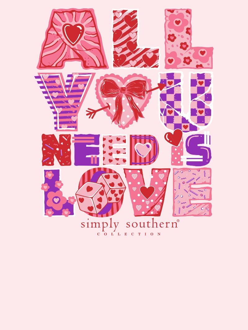 Simply Southern Xoxo Love Rosy - Adult & Kids T-Shirts, Sweatshirts & Hoodies apparel design preview 2
