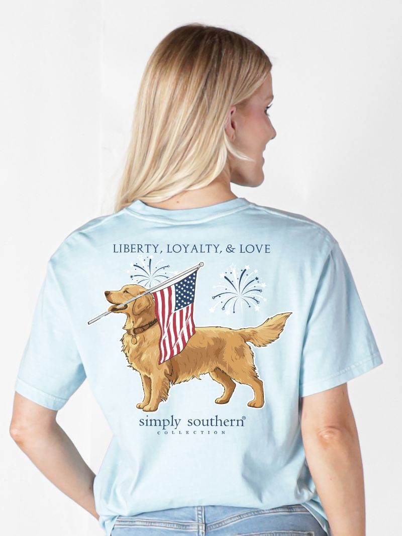 Simply Southern USA Loyalty Dog Ice - Adult & Kids T-Shirts, Sweatshirts & Hoodies apparel design preview 2