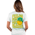 Simply Southern Preppy Lucky Blessed Irish - Adult & Kids T-Shirts, Sweatshirts & Hoodies apparel design preview 1