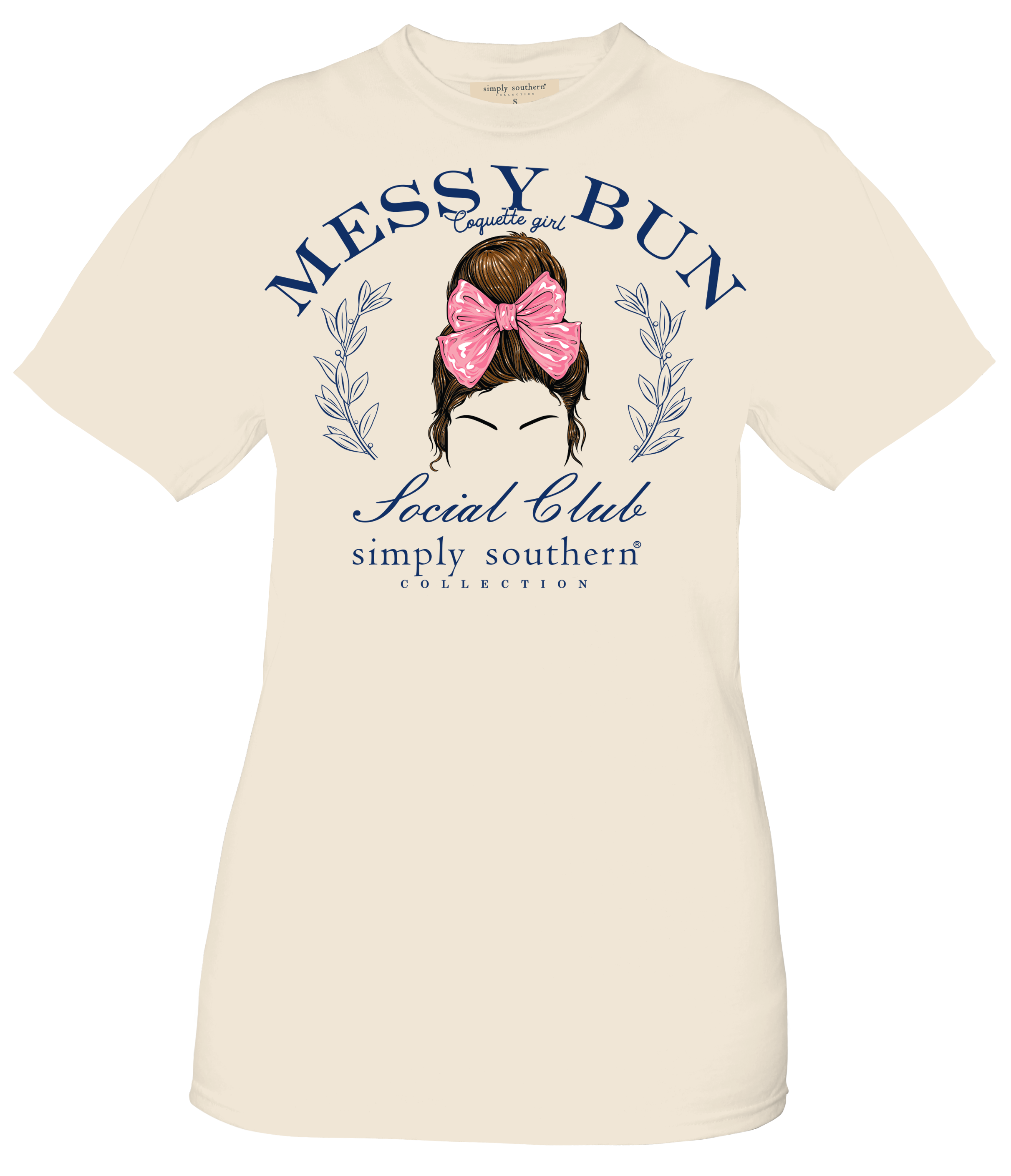 Simply Southern Messy Bun Social Club - Adult & Kids T-Shirts, Sweatshirts & Hoodies apparel design preview 1