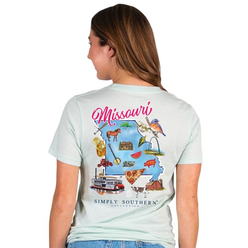 Simply Southern Preppy Missouri Breeze - Adult & Kids T-Shirts, Sweatshirts & Hoodies apparel design preview 1