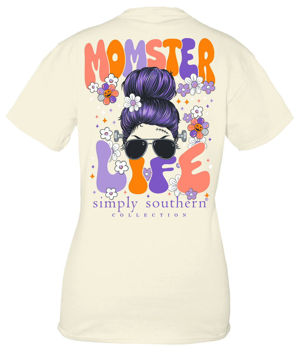 Simply Southern Momster Life Halloween - Adult & Kids T-Shirts, Sweatshirts & Hoodies apparel design preview 1