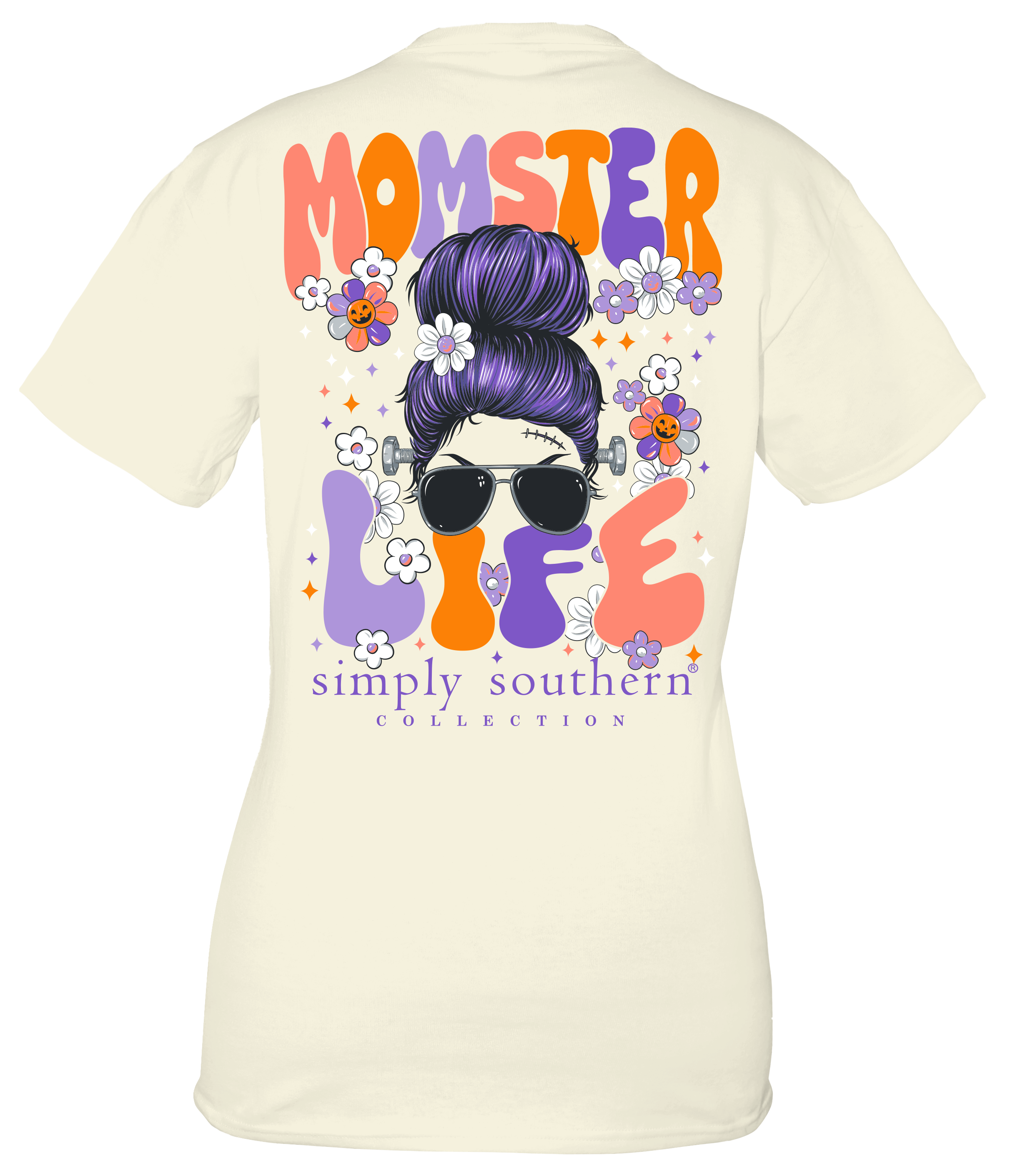 Simply Southern Momster Life Halloween - Adult & Kids T-Shirts, Sweatshirts & Hoodies apparel design preview 1