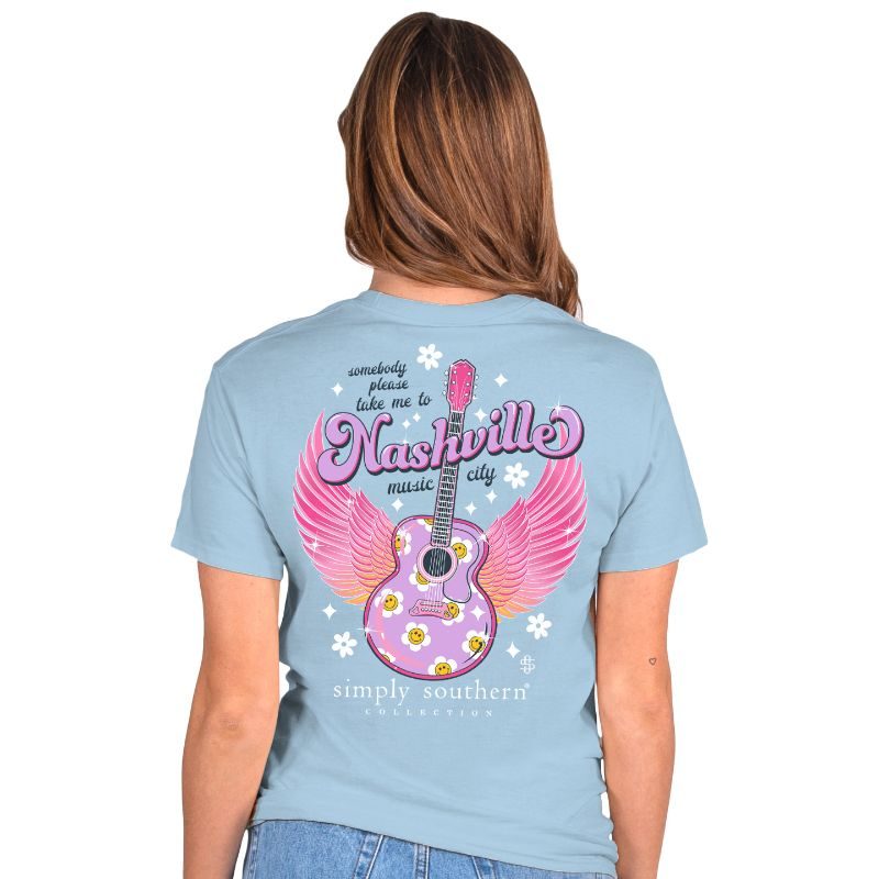 Simply Southern Take Me Nashville Tennessee - Adult & Kids T-Shirts, Sweatshirts & Hoodies apparel design preview 1