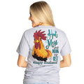 Simply Southern Preppy Hot Mess Rooster - Adult & Kids T-Shirts, Sweatshirts & Hoodies apparel design preview 1