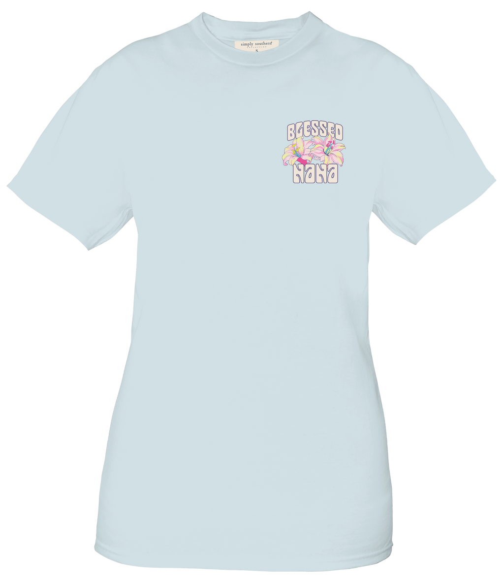 Simply Southern Blessed Nana - Adult & Kids T-Shirts, Sweatshirts & Hoodies apparel design preview 2