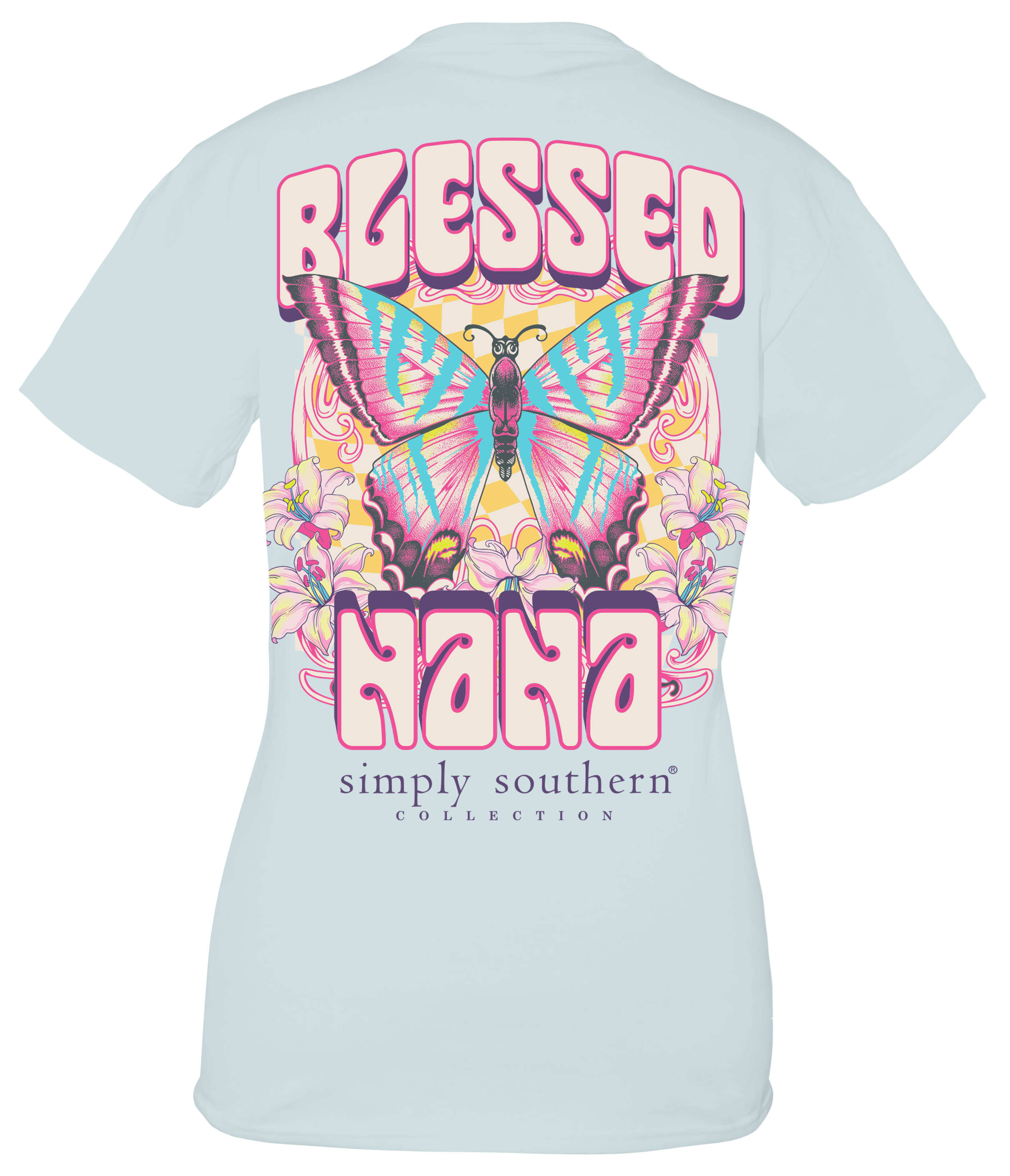 Simply Southern Blessed Nana - Adult & Kids T-Shirts, Sweatshirts & Hoodies apparel design preview 1