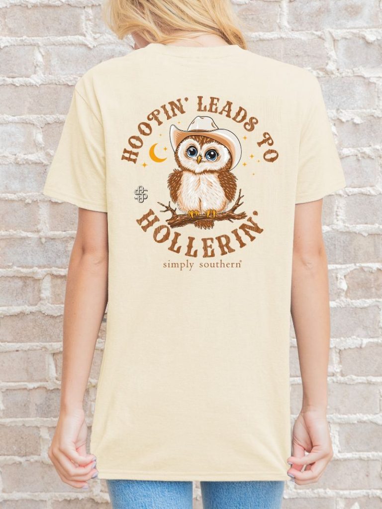 Simply Southern Hoot Owl - Adult & Kids T-Shirts, Sweatshirts & Hoodies apparel design preview 1