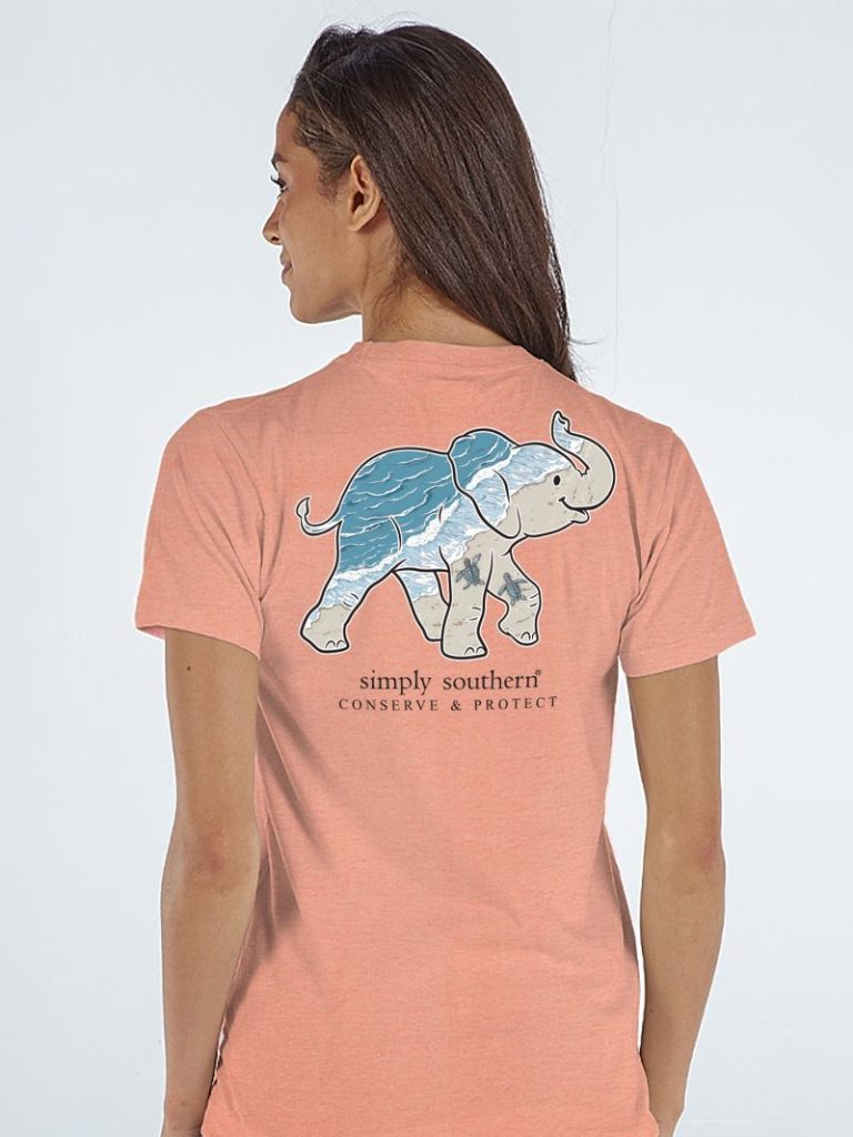 Simply Southern Elephant Tracker Beach - Adult & Kids T-Shirts, Sweatshirts & Hoodies apparel design preview 1