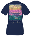 Simply Southern Broken Pieces - Adult & Kids T-Shirts, Sweatshirts & Hoodies apparel design preview 1