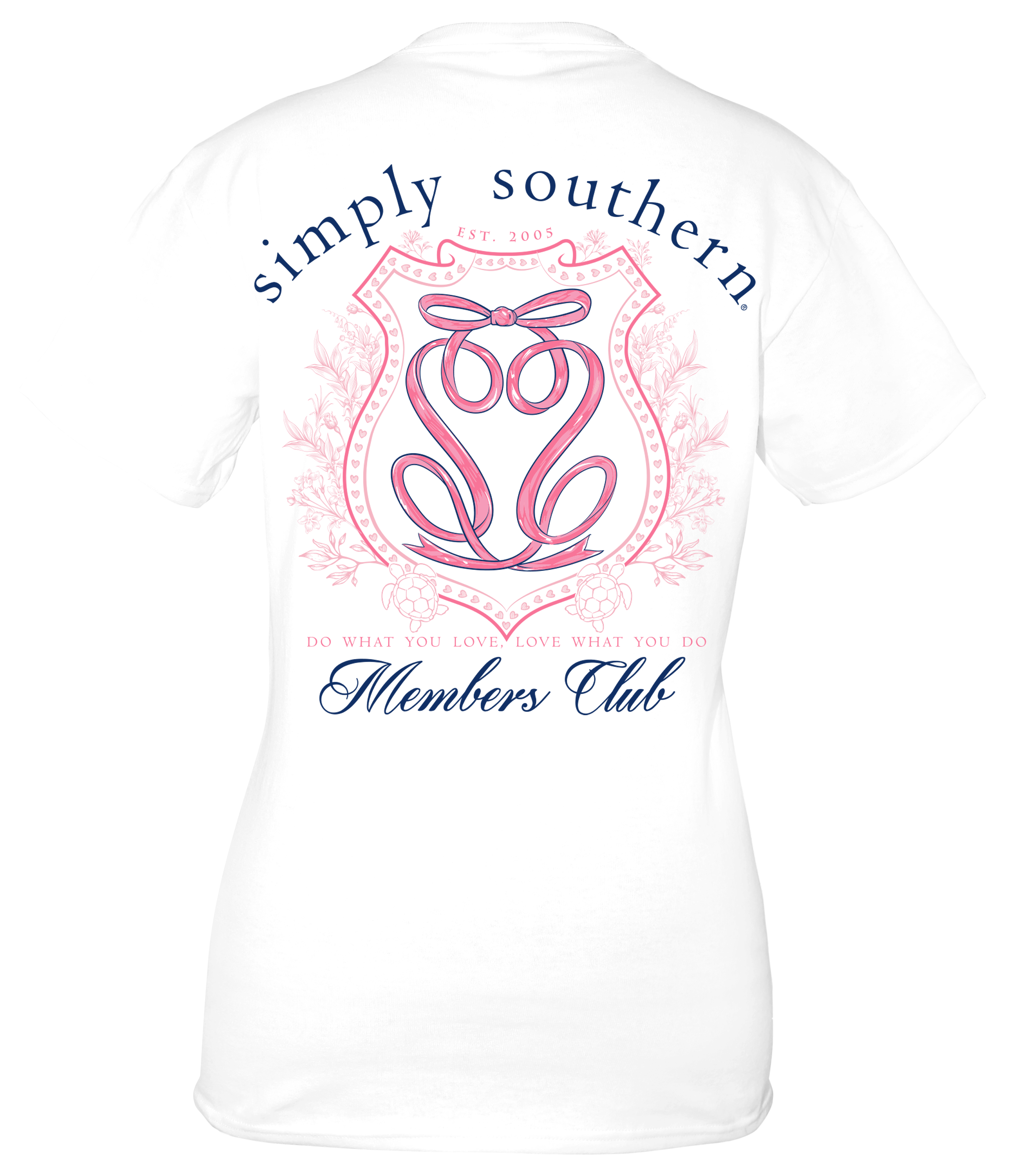Simply Southern Ribbon Logo Members Club - Adult & Kids T-Shirts, Sweatshirts & Hoodies apparel design preview 1