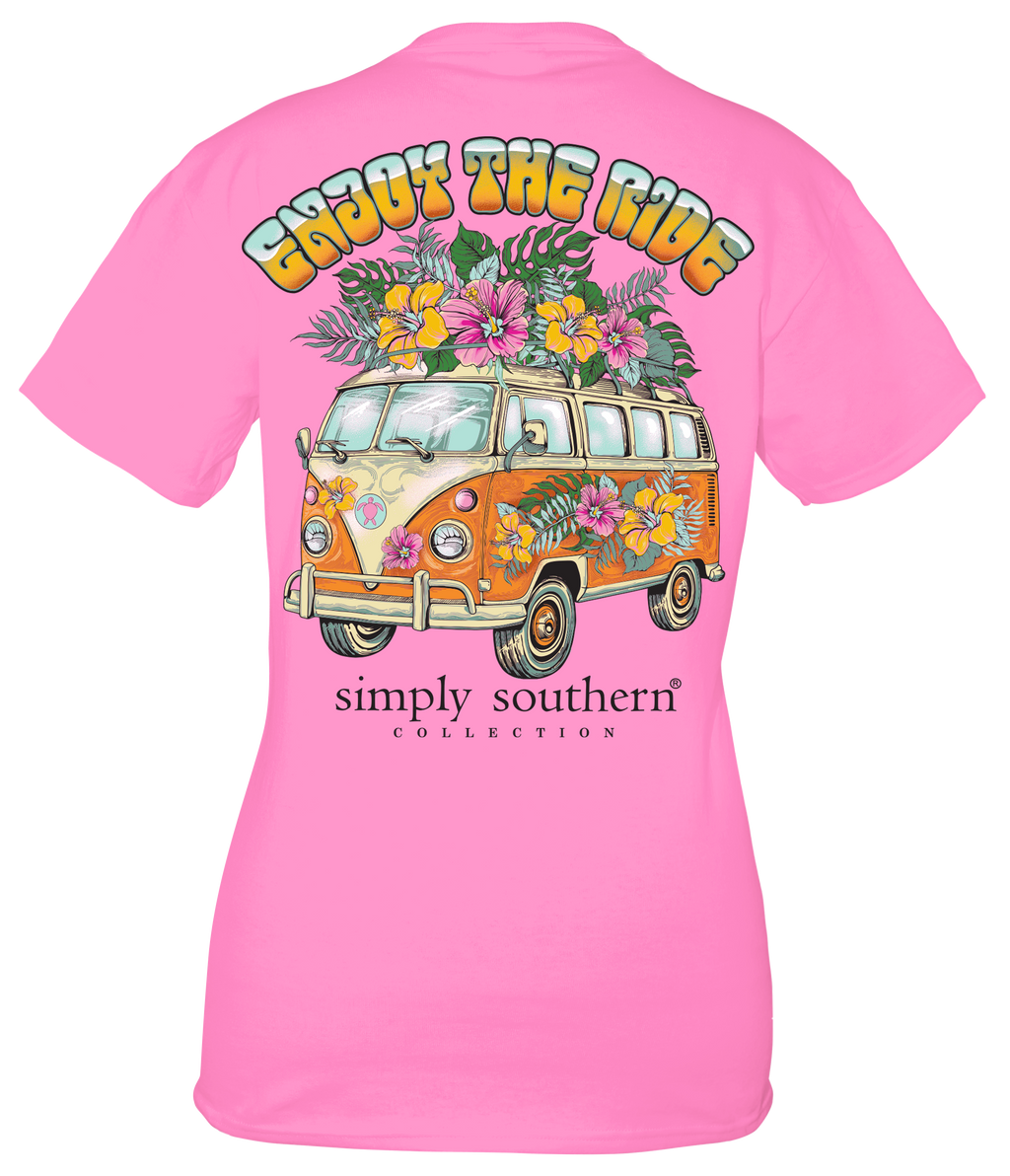 Simply Southern Enjoy The Ride Groovy - Adult & Kids T-Shirts, Sweatshirts & Hoodies apparel design preview 1