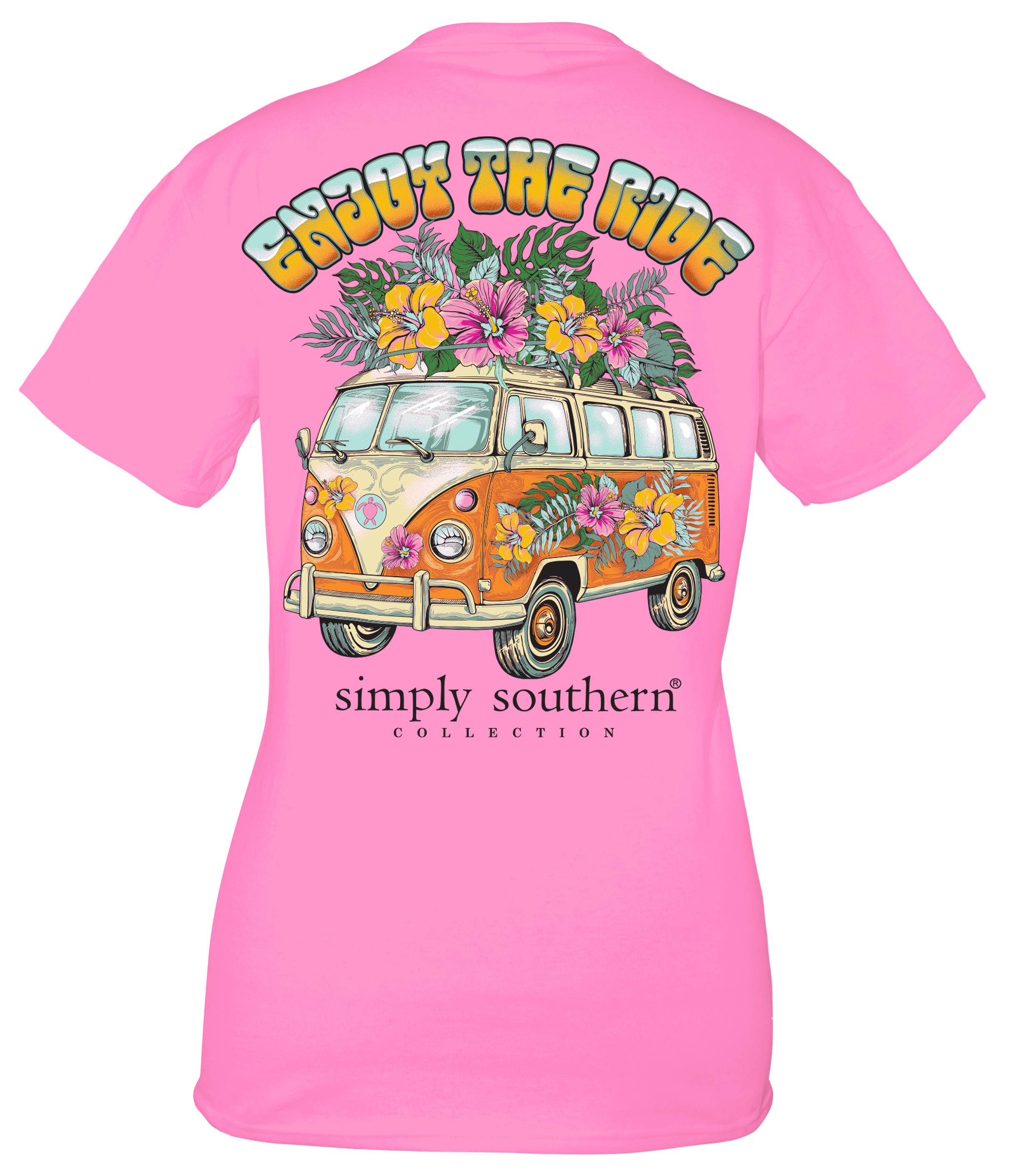 Simply Southern Enjoy The Ride Groovy - Adult & Kids T-Shirts, Sweatshirts & Hoodies apparel design preview 1