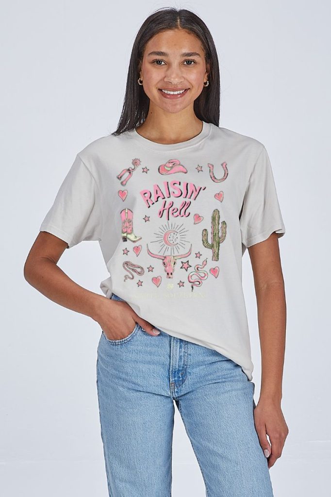 Simply Southern Rasin Hell Washed Shadow - Adult & Kids T-Shirts, Sweatshirts & Hoodies apparel design preview 1