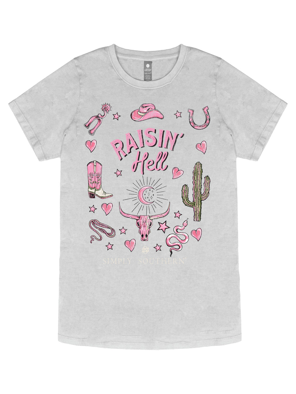 Simply Southern Rasin Hell Washed Shadow - Adult & Kids T-Shirts, Sweatshirts & Hoodies apparel design preview 2