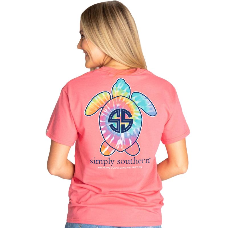SALE Simply Southern Save The Turtles Tie-dye Logo - Adult & Kids T-Shirts, Sweatshirts & Hoodies apparel design preview 1