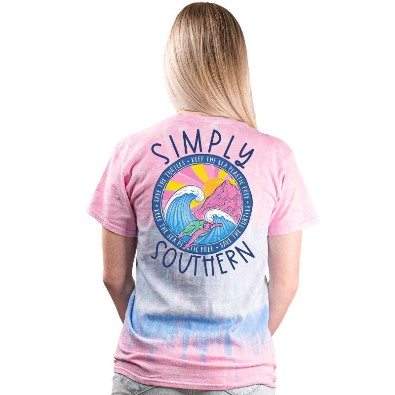 SALE Simply Southern Save The Turtles Wave Candy - Adult & Kids T-Shirts, Sweatshirts & Hoodies apparel design preview 1