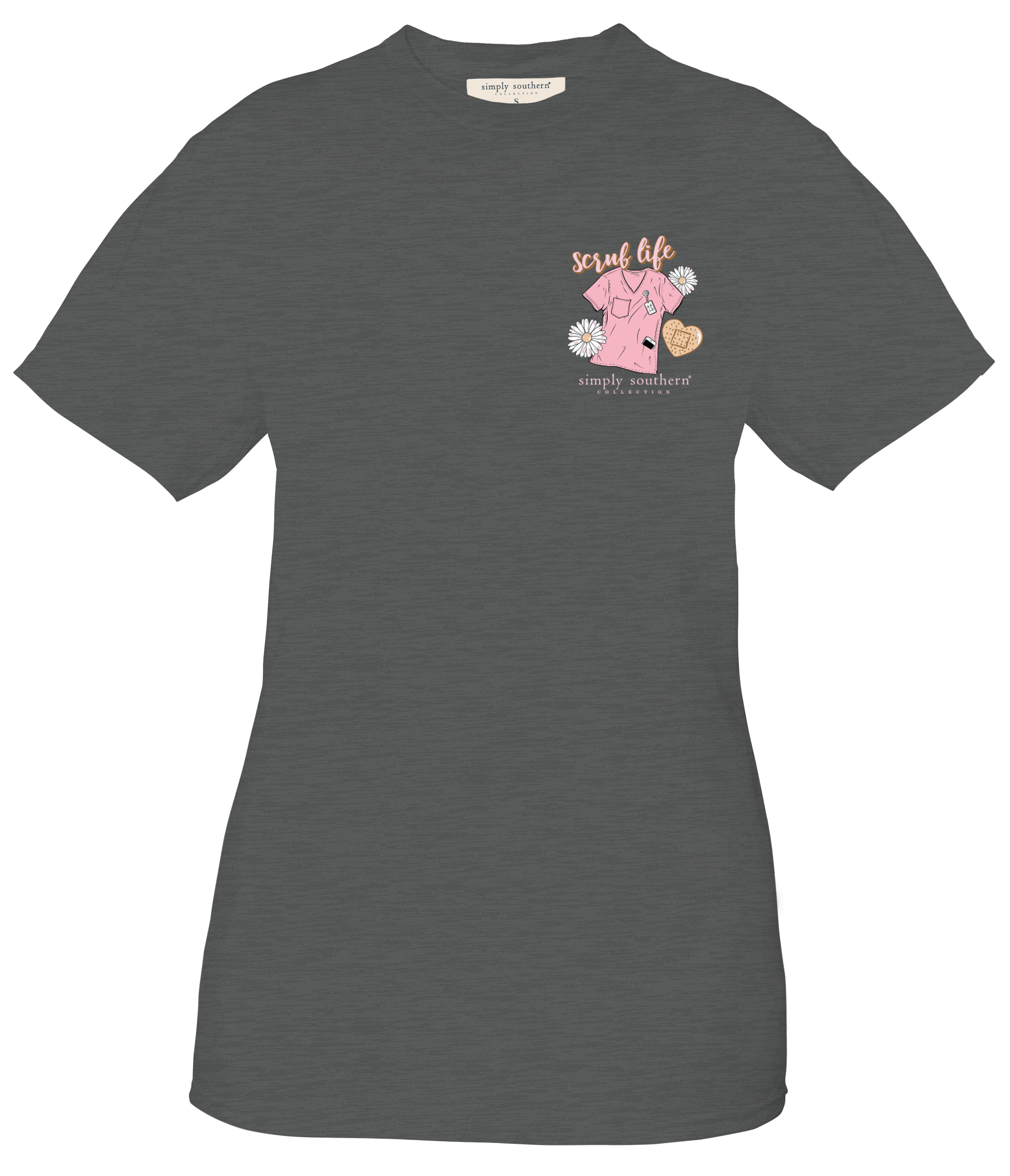 Simply Southern Scrub Life Nurse - Adult & Kids T-Shirts, Sweatshirts & Hoodies apparel design preview 2
