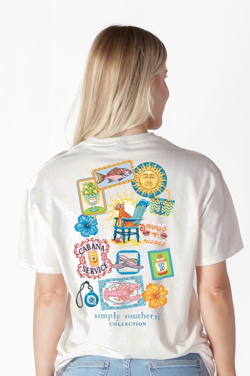 Simply Southern Service Collage Oyster - Adult & Kids T-Shirts, Sweatshirts & Hoodies apparel design preview 1