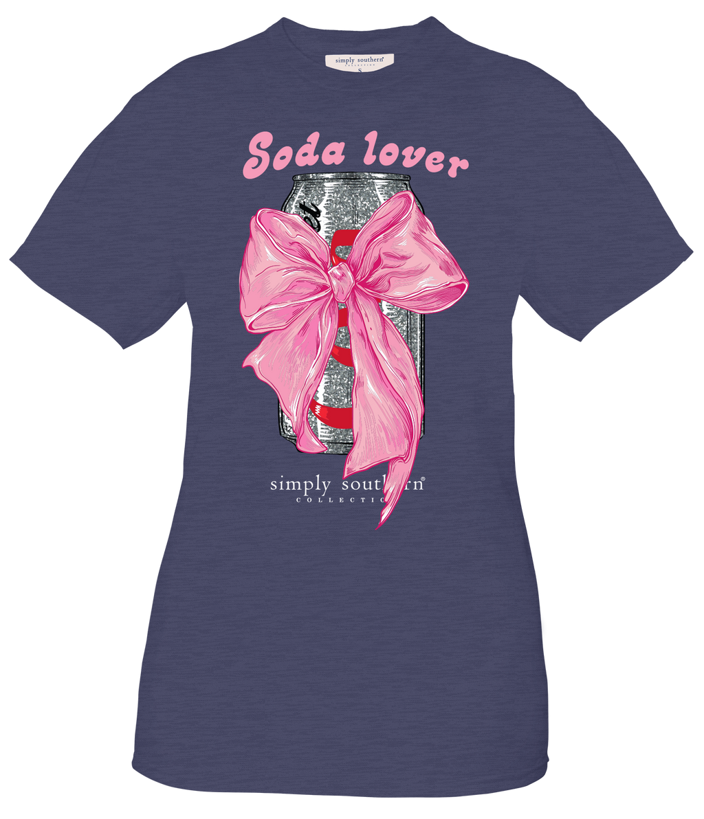 Simply Southern Soda Lover Bow - Adult & Kids T-Shirts, Sweatshirts & Hoodies apparel design preview 1