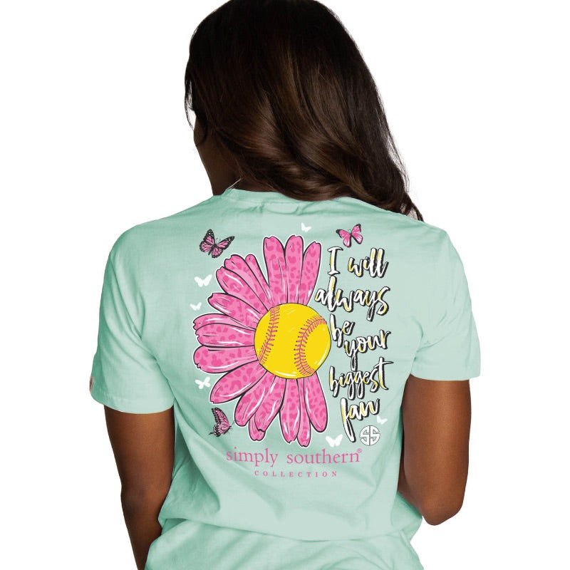 SALE Simply Southern Preppy Softball Mom - Adult & Kids T-Shirts, Sweatshirts & Hoodies apparel design preview 1