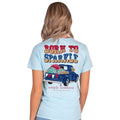 Simply Southern Born To Sparkle USA - Adult & Kids T-Shirts, Sweatshirts & Hoodies apparel design preview 1