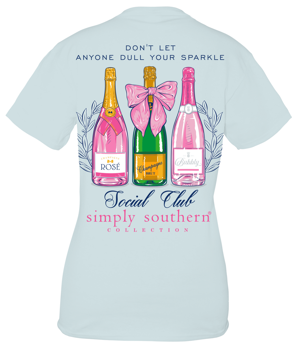 Simply Southern Dull Your Sparkle Social Club - Adult & Kids T-Shirts, Sweatshirts & Hoodies apparel design preview 1