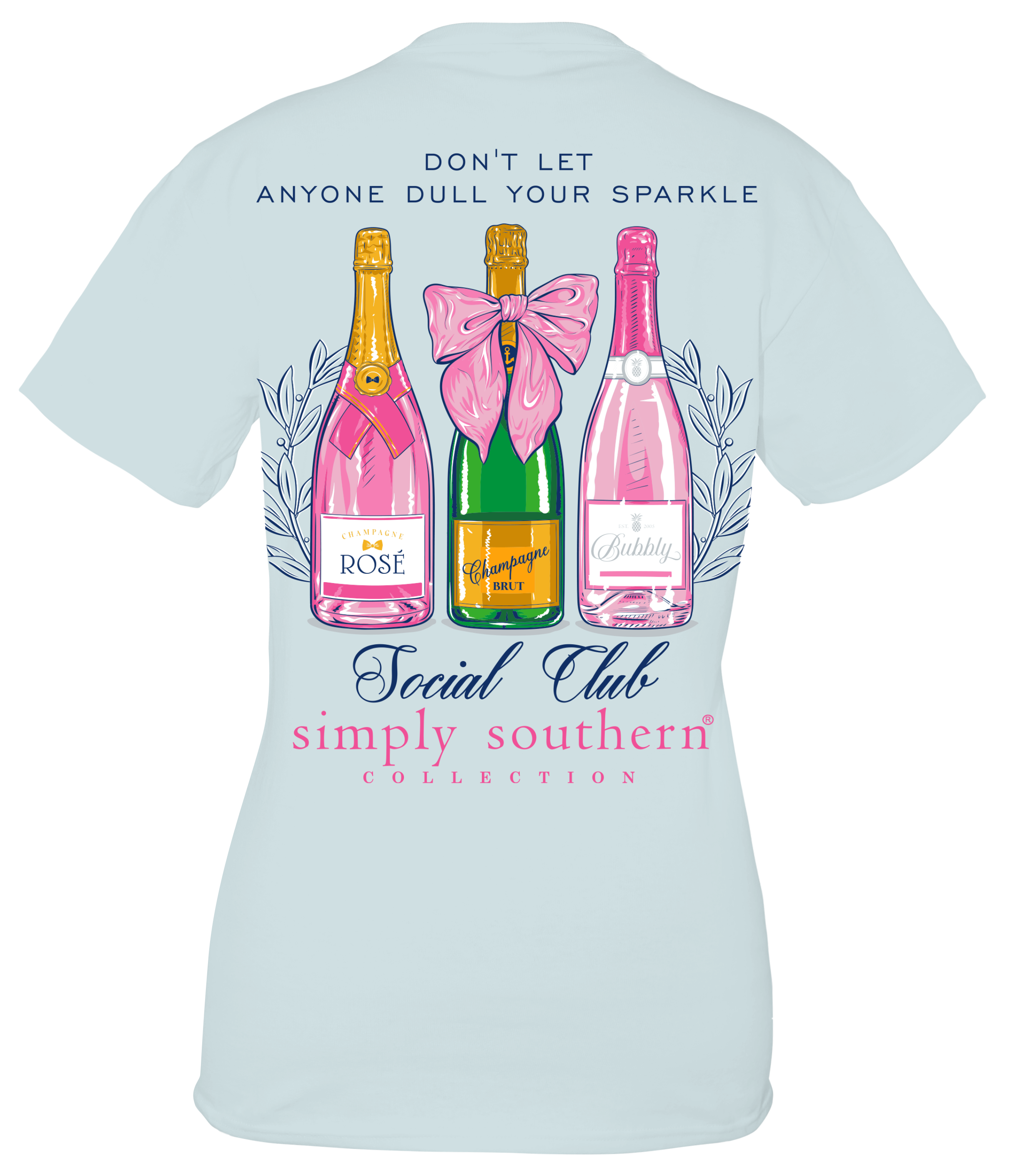 Simply Southern Dull Your Sparkle Social Club - Adult & Kids T-Shirts, Sweatshirts & Hoodies apparel design preview 1