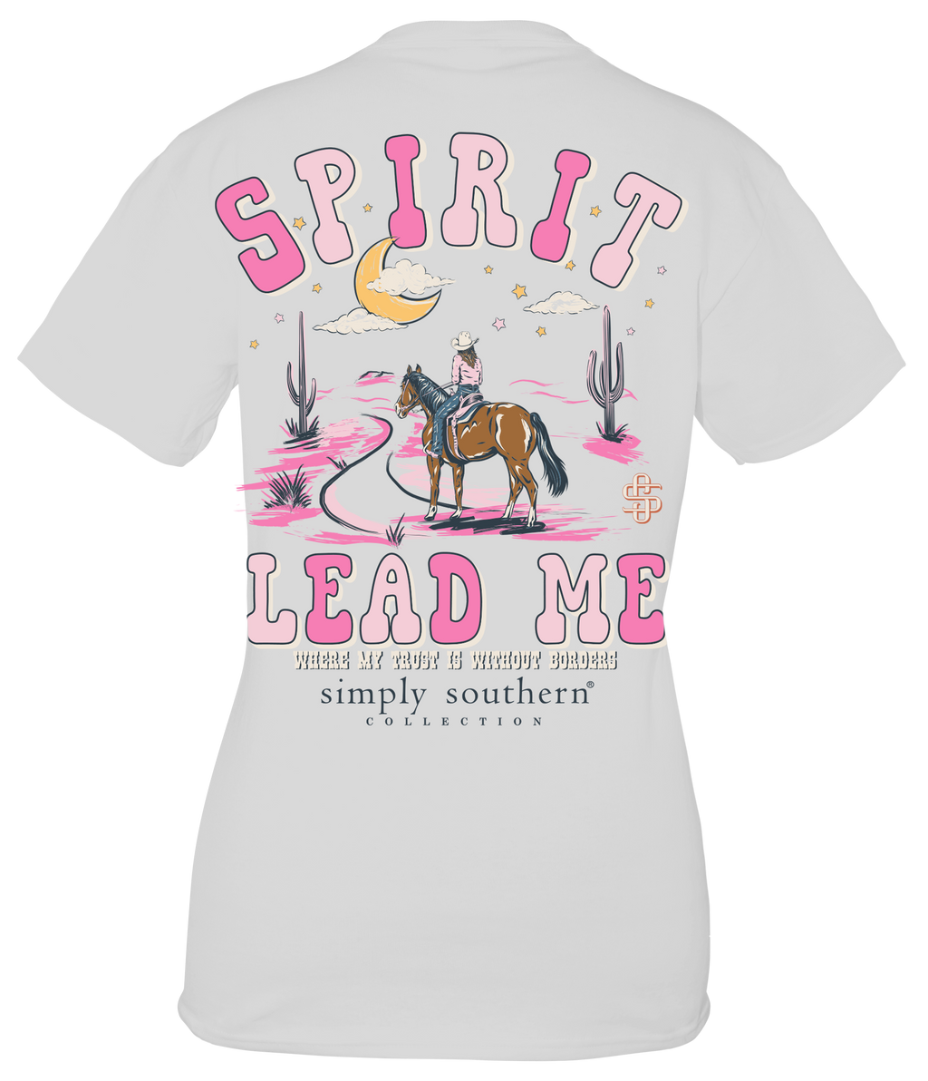 Simply Southern Spirit Lead Me Horse - Adult & Kids T-Shirts, Sweatshirts & Hoodies apparel design preview 1