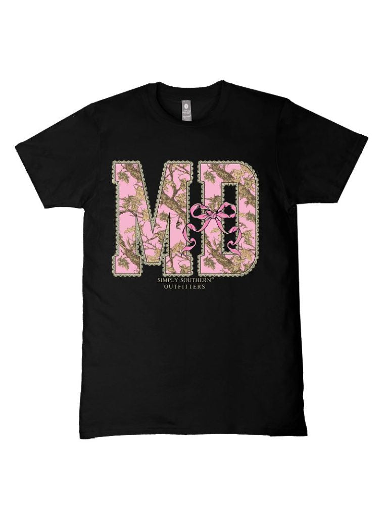 Simply Southern Maryland Camo Bow Black - Adult & Kids T-Shirts, Sweatshirts & Hoodies apparel design preview 2