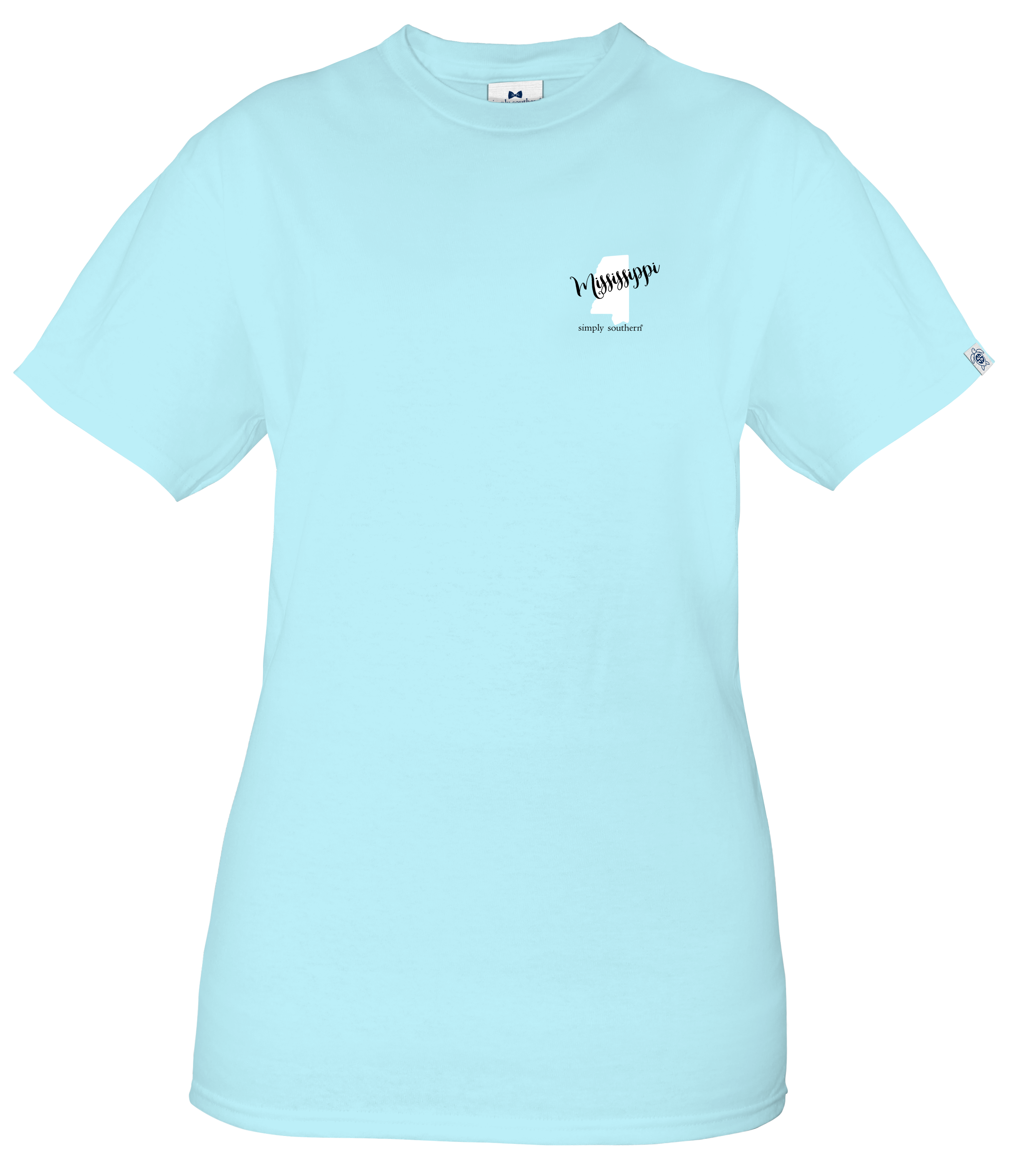 Simply Southern Preppy Mississippi Ice Blue - Adult & Kids T-Shirts, Sweatshirts & Hoodies apparel design preview 2