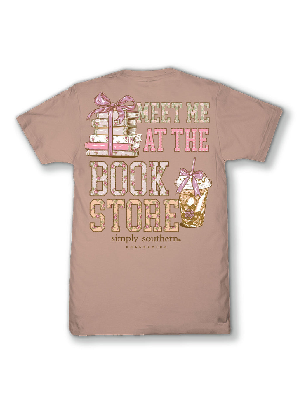 Simply Southern Meet At Book Store Mahogany - Adult & Kids T-Shirts, Sweatshirts & Hoodies apparel design preview 2