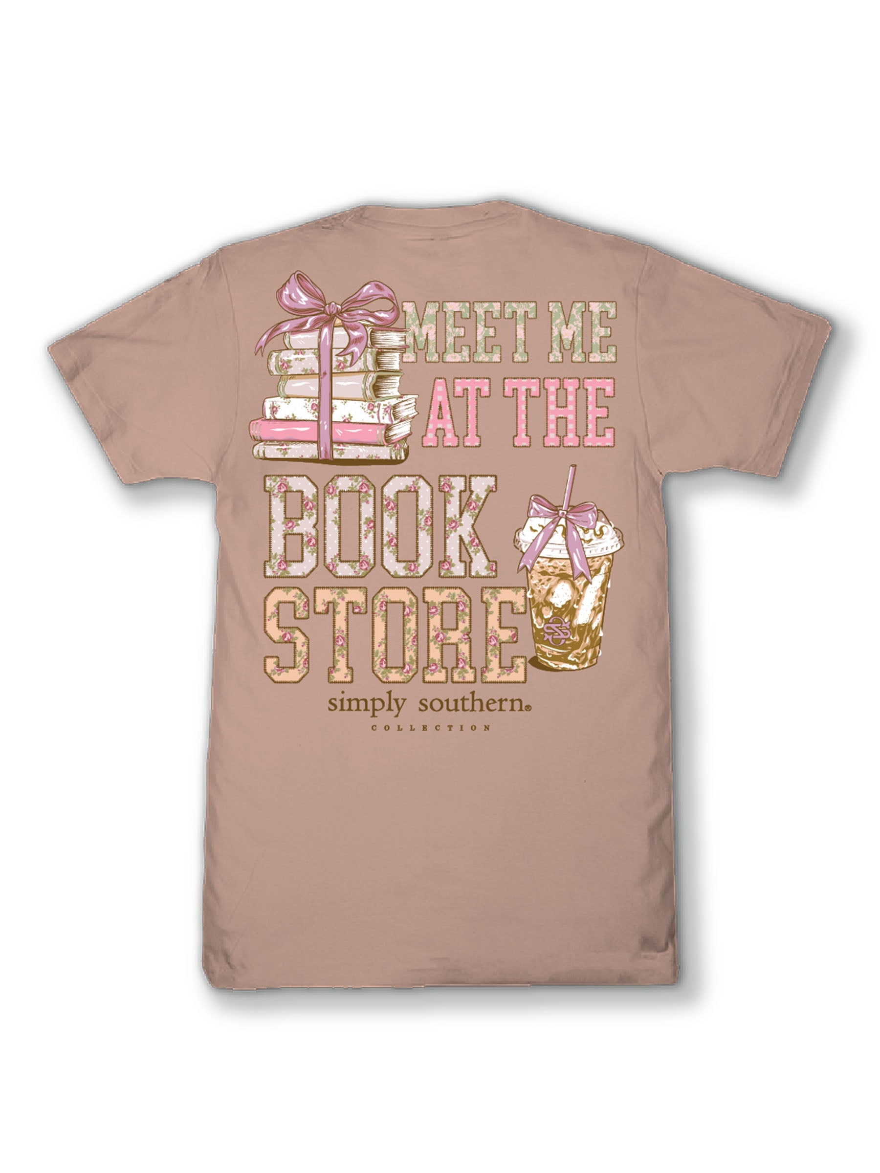 Simply Southern Meet At Book Store Mahogany - Adult & Kids T-Shirts, Sweatshirts & Hoodies apparel design preview 2