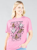 Simply Southern Spooky Strong Cancer Washed Pink - Adult & Kids T-Shirts, Sweatshirts & Hoodies apparel design preview 1