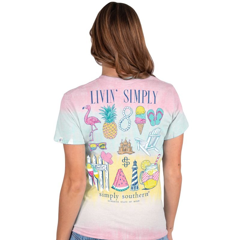 Simply Southern Sunshine Beach Tie Dye - Adult & Kids T-Shirts, Sweatshirts & Hoodies apparel design preview 1
