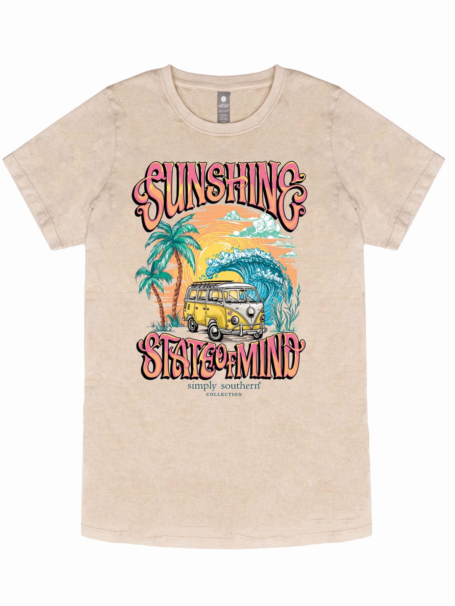 Simply Southern Sunshine Washed Cream - Adult & Kids T-Shirts, Sweatshirts & Hoodies apparel design preview 2
