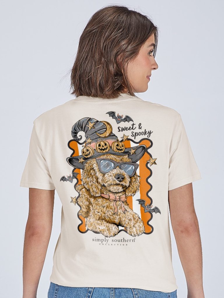 Simply Southern Dog Sweet Spooky Fall - Adult & Kids T-Shirts, Sweatshirts & Hoodies apparel design preview 1