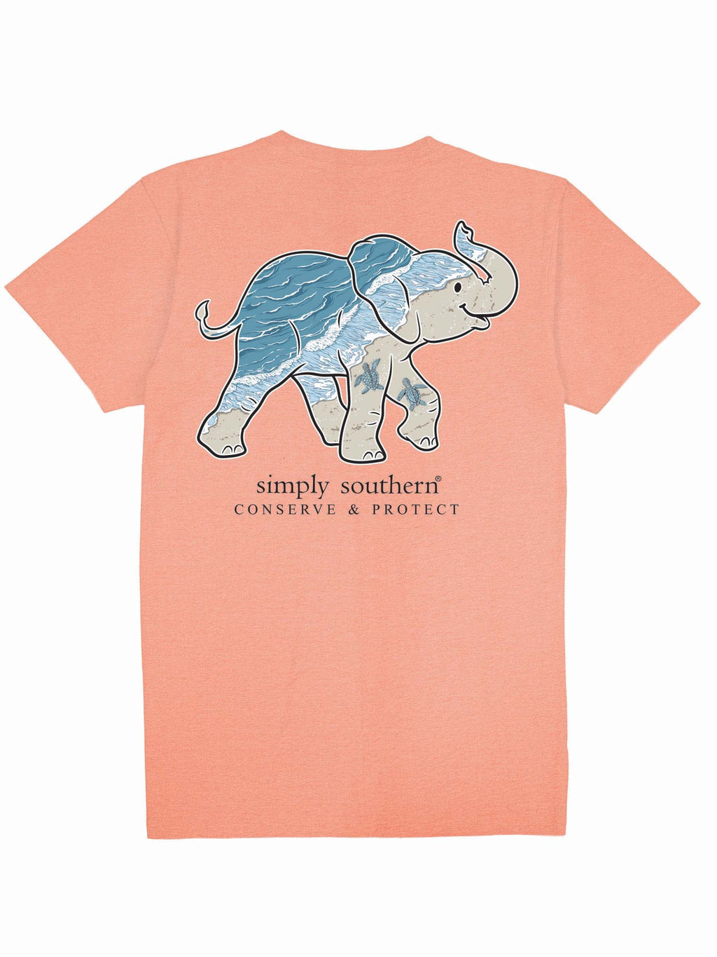 Simply Southern Elephant Tracker Beach - Adult & Kids T-Shirts, Sweatshirts & Hoodies apparel design preview 2