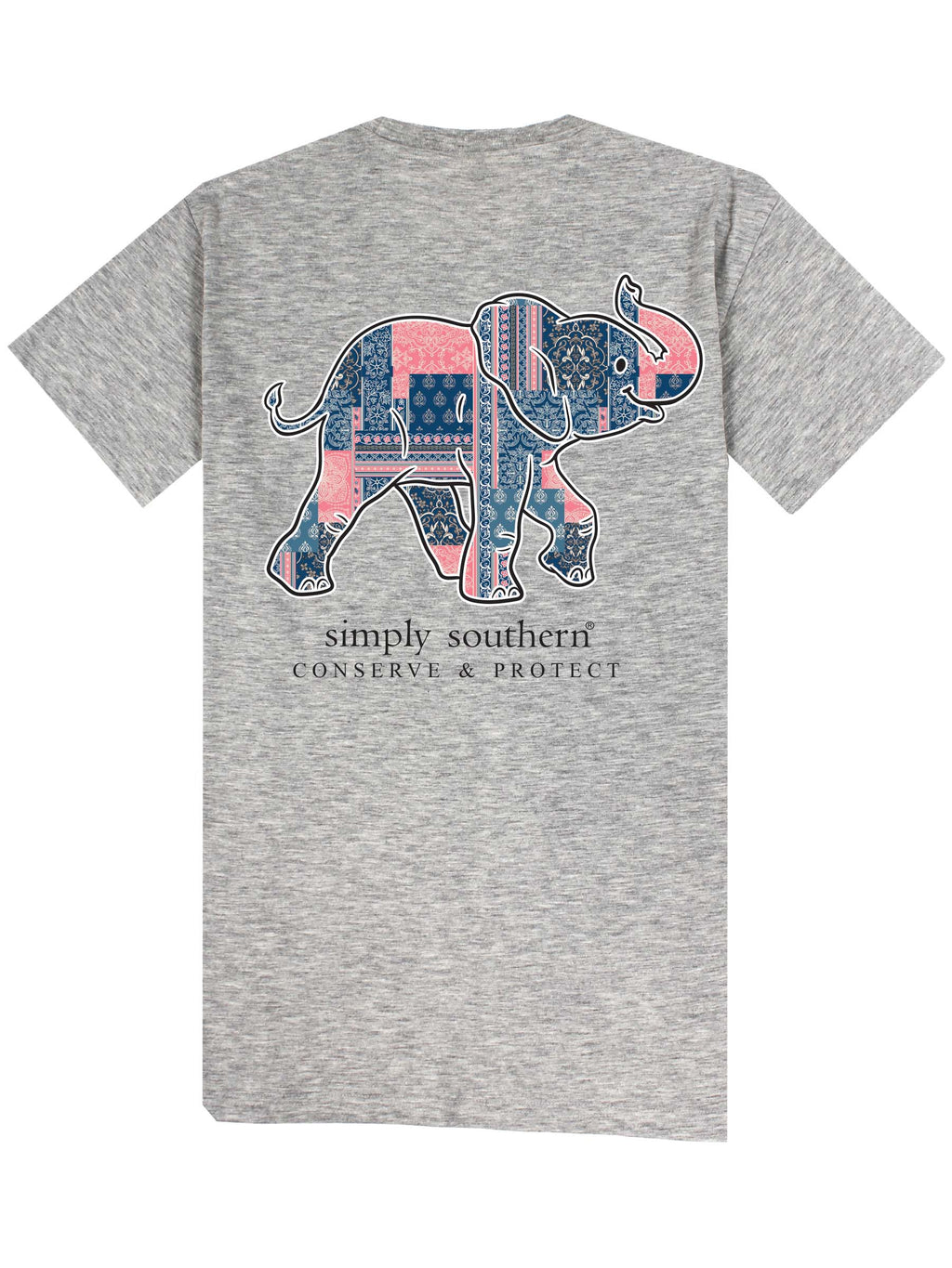 Simply Southern Elephant Tracker Patch - Adult & Kids T-Shirts, Sweatshirts & Hoodies apparel design preview 2