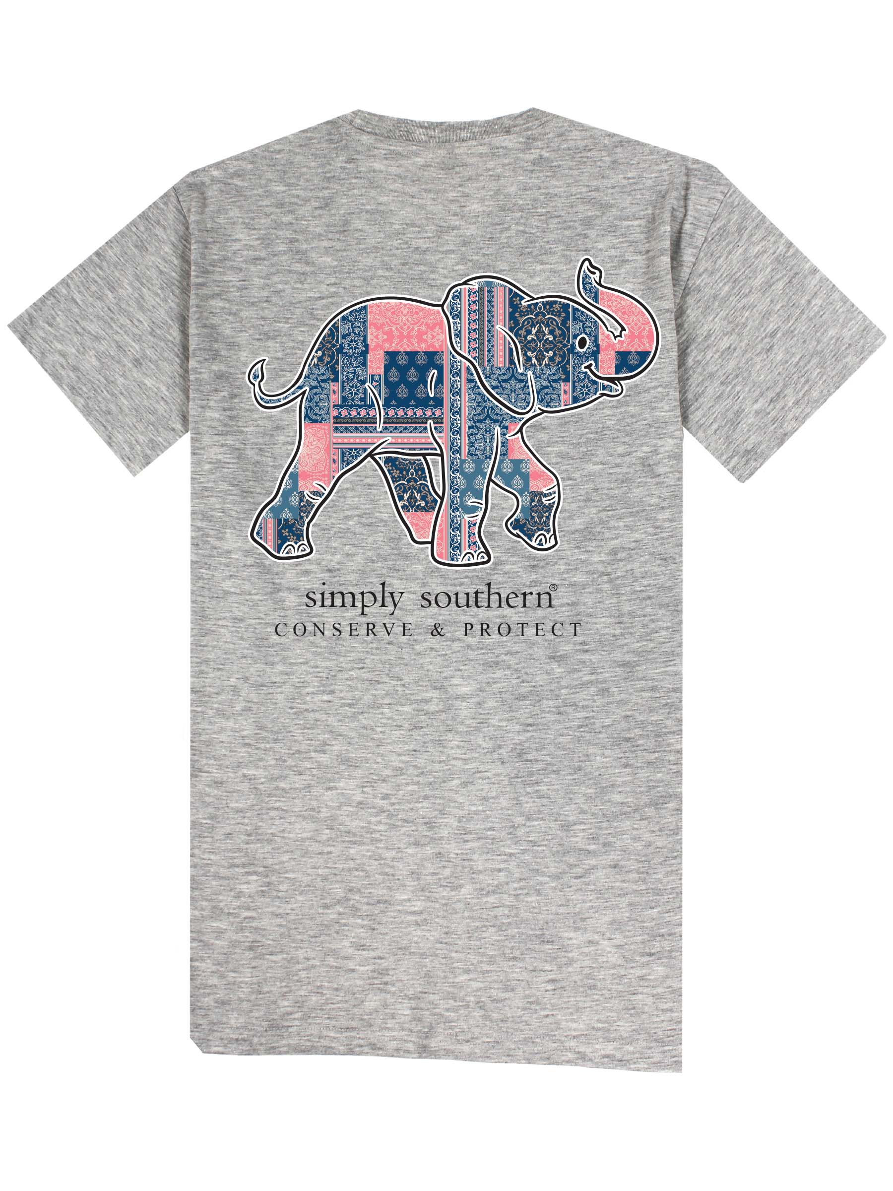Simply Southern Elephant Tracker Patch - Adult & Kids T-Shirts, Sweatshirts & Hoodies apparel design preview 2
